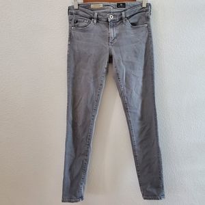 AG Grey Super Skinny Ankle